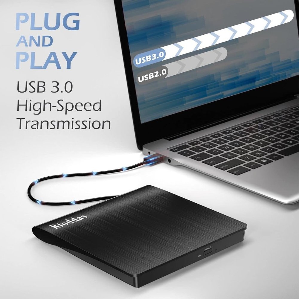 External CD/DVD Drive for Laptop